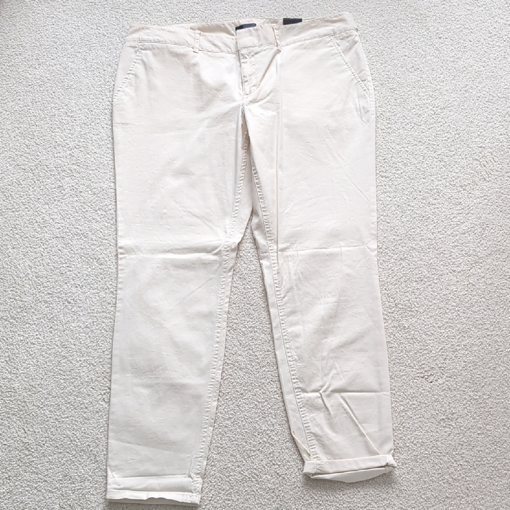 The Limited Light Cream Chinos